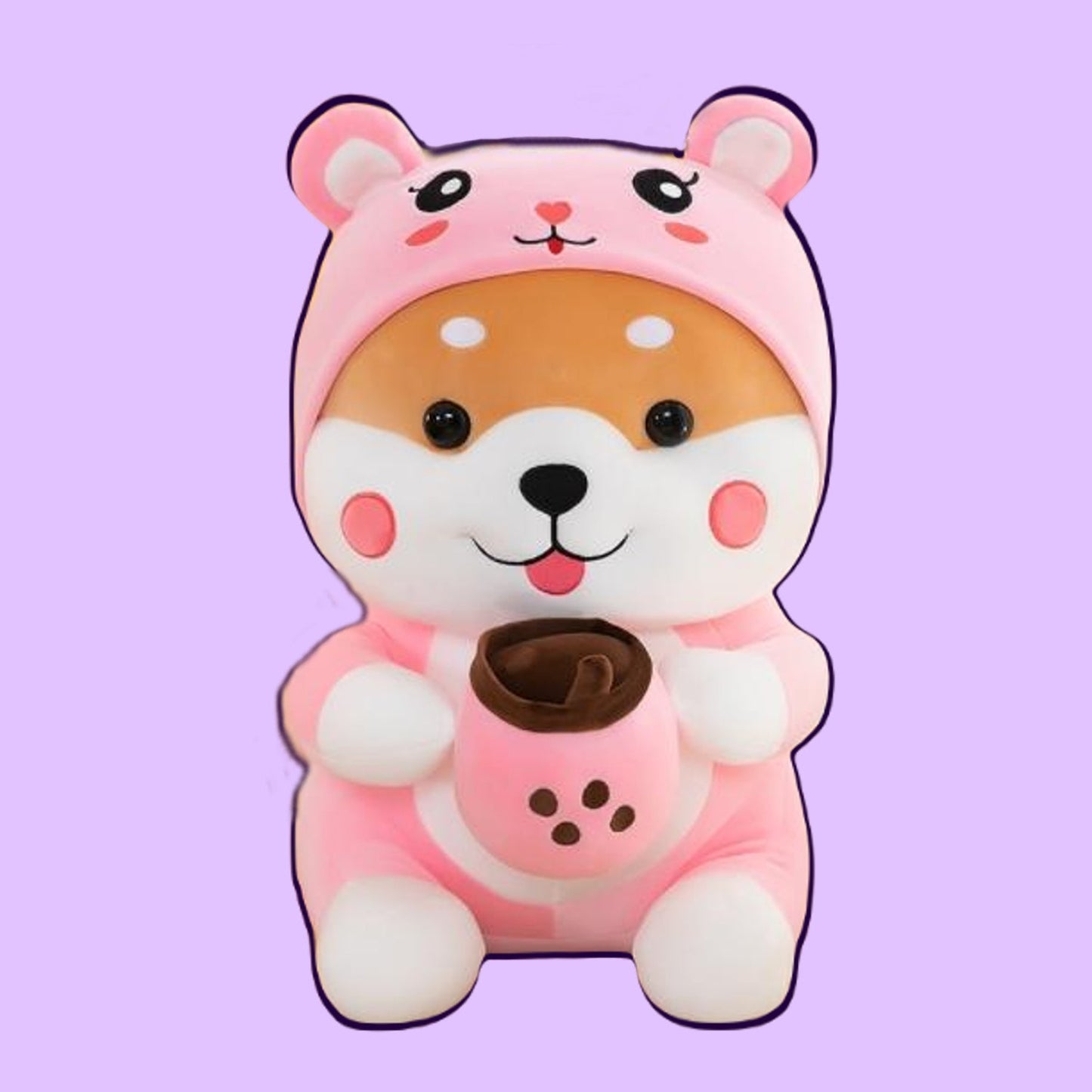 Milk Tea Dog Turns Into Tiger Plush Toy