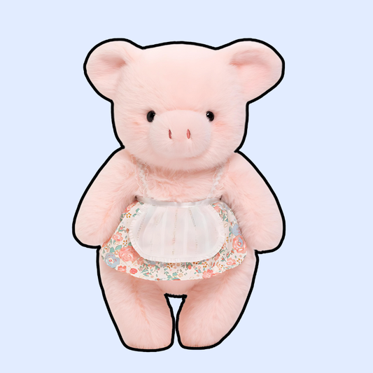 Dressed-Up Pig Plush Duo