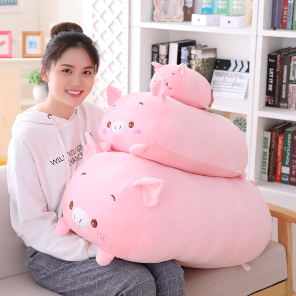 Pink Pig Plush Toy