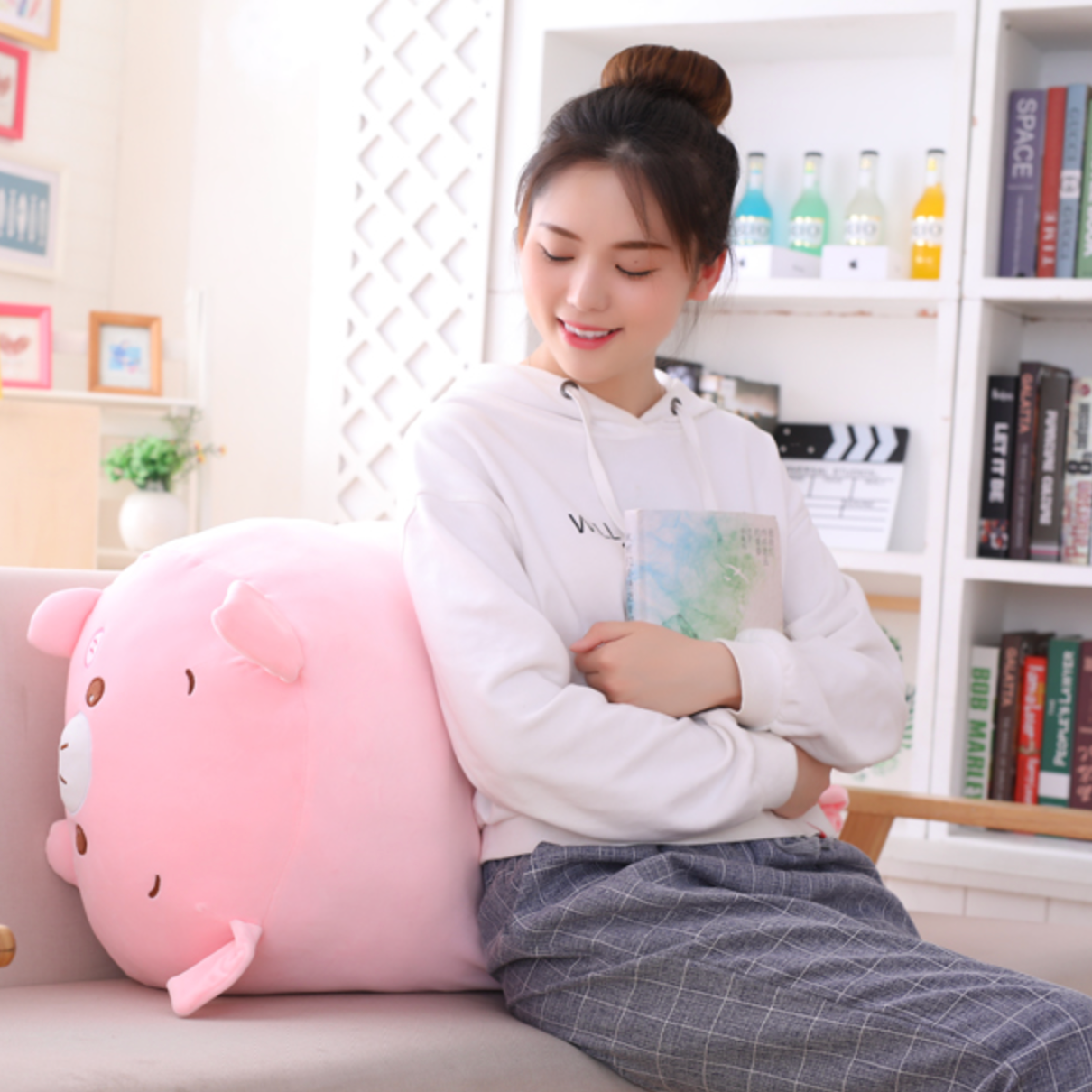 Pink Pig Plush Toy