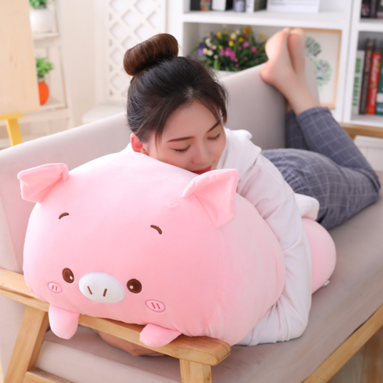 Pink Pig Plush Toy