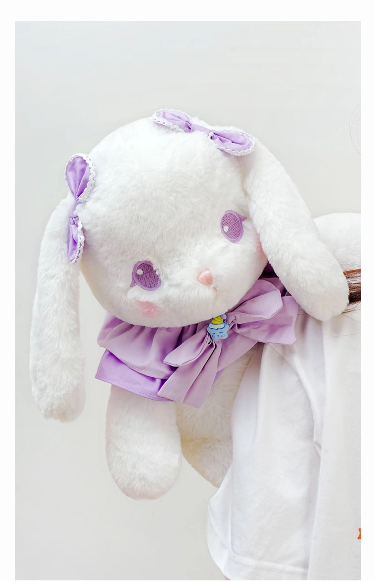 Sky-Blue & Lilac Charm Plush Set