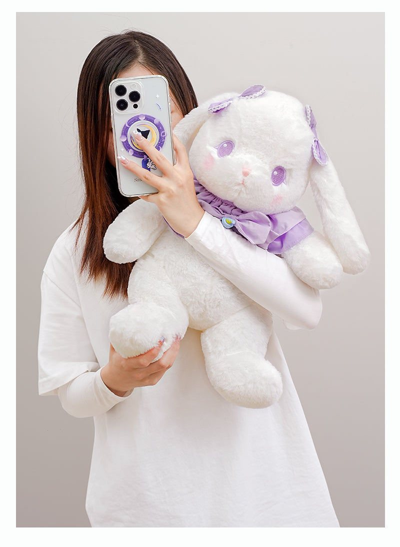 Sky-Blue & Lilac Charm Plush Set