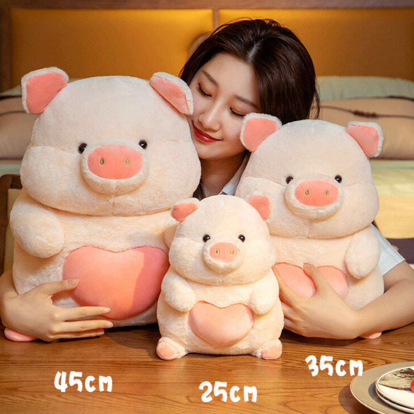 The Loveable Pig Plushie with a Heart