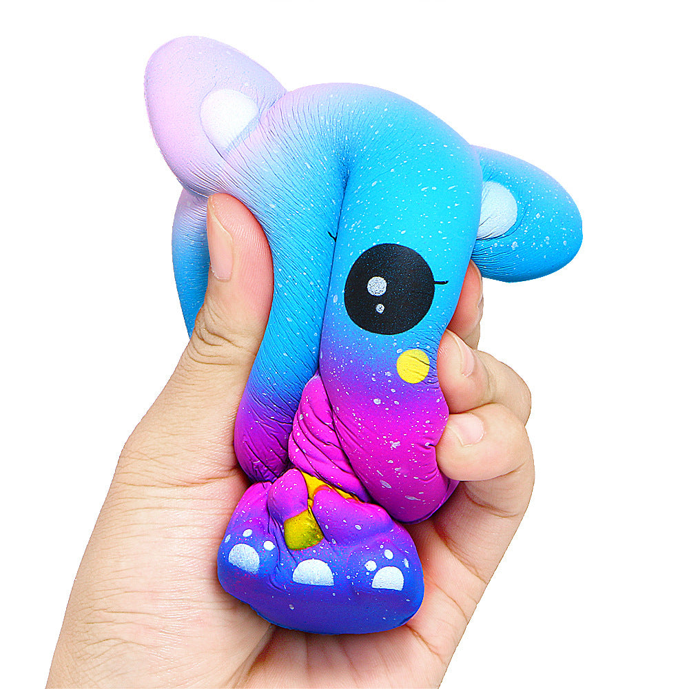 Galaxy Ice Cream Kitty Squishy