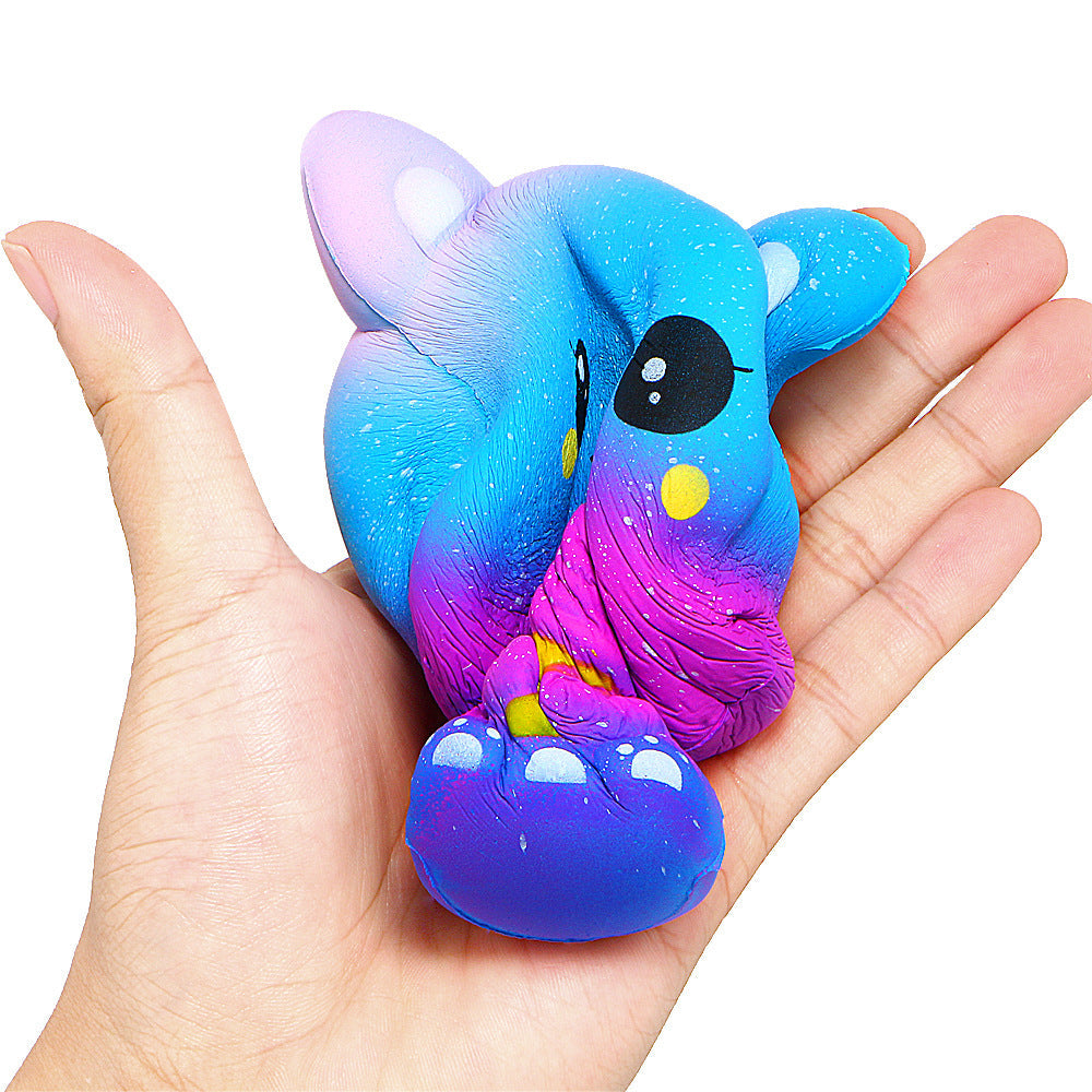 Galaxy Ice Cream Kitty Squishy