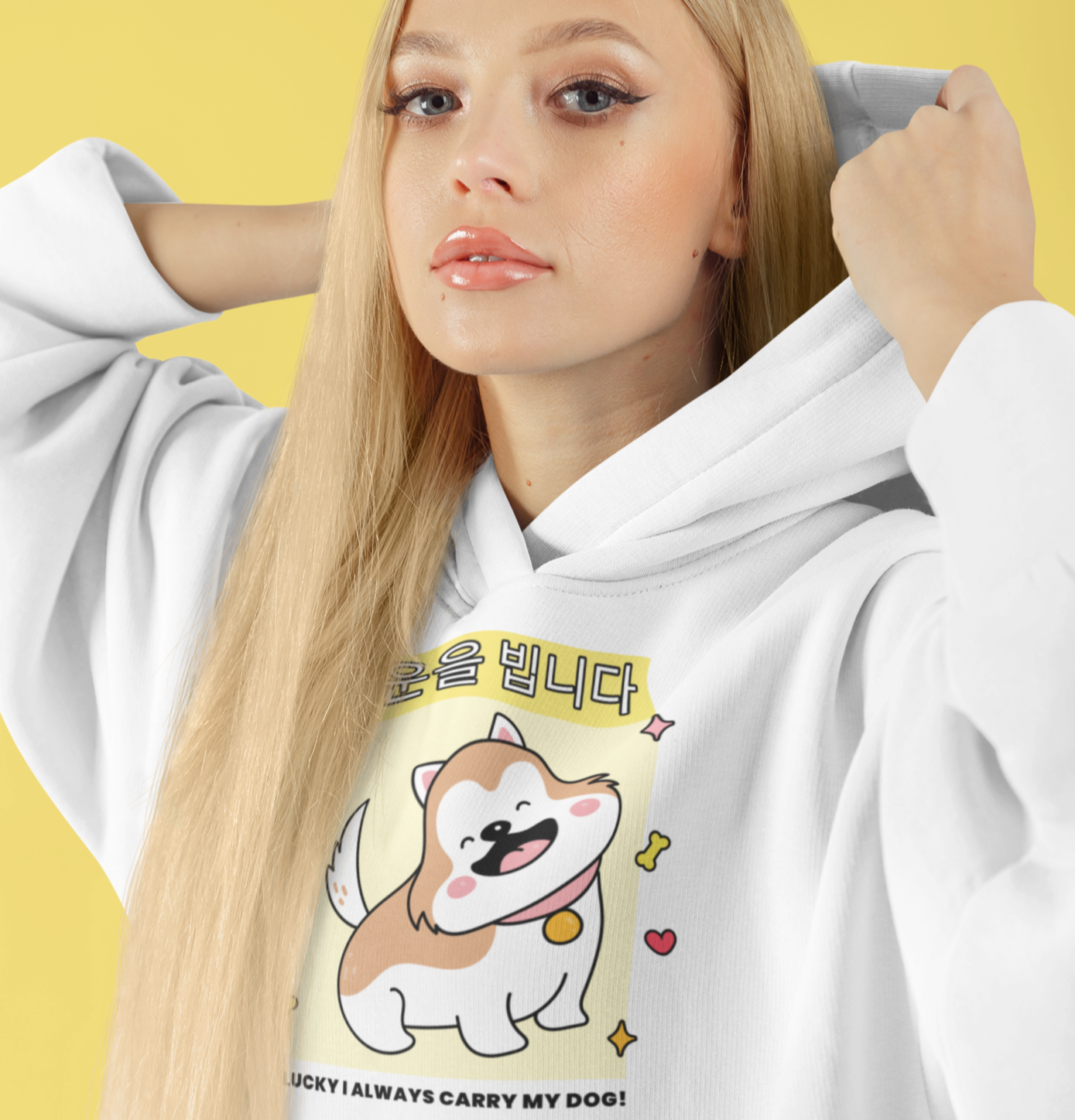 Kawaii Lucky Dog Unisex Hoodie