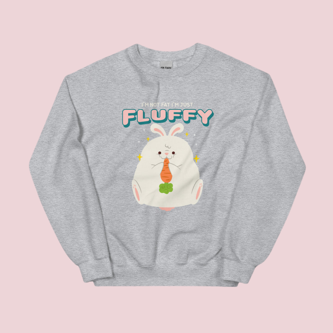 Funny Fluffy Bunny Unisex Sweatshirt