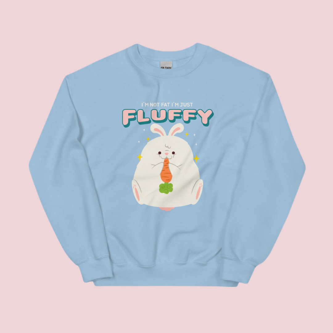 Funny Fluffy Bunny Unisex Sweatshirt