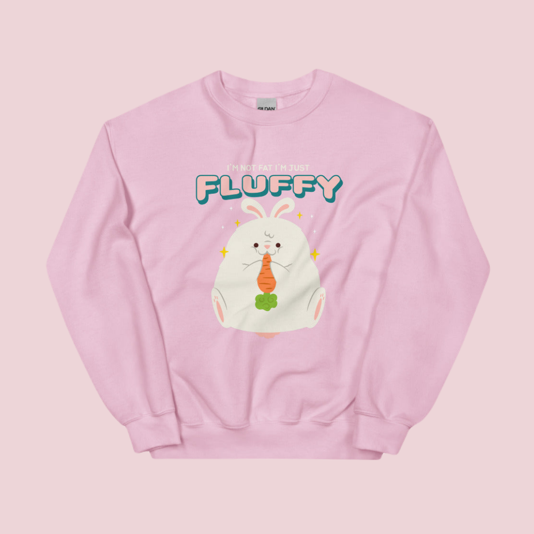 Funny Fluffy Bunny Unisex Sweatshirt