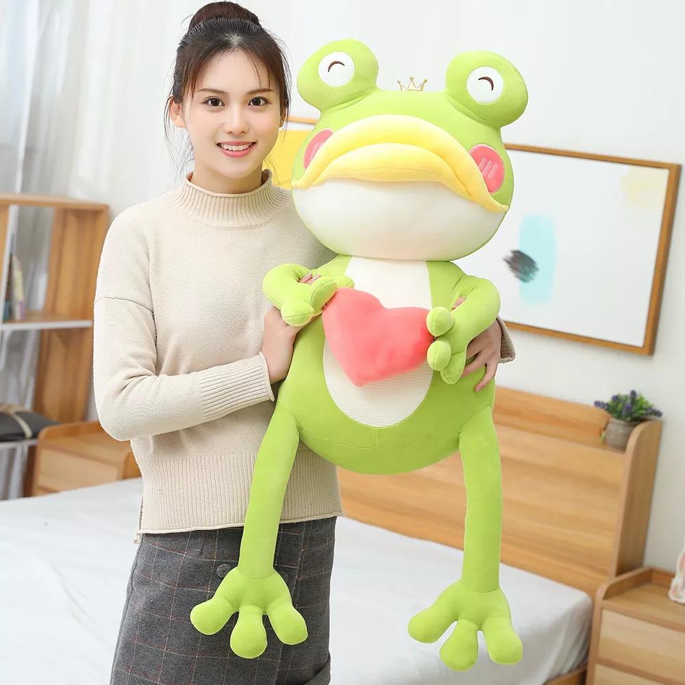 Cute Big Mouth Frog Plush Toy