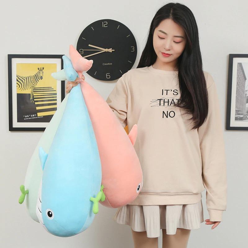 Giant Kawaii Whale soft Pillow Plush