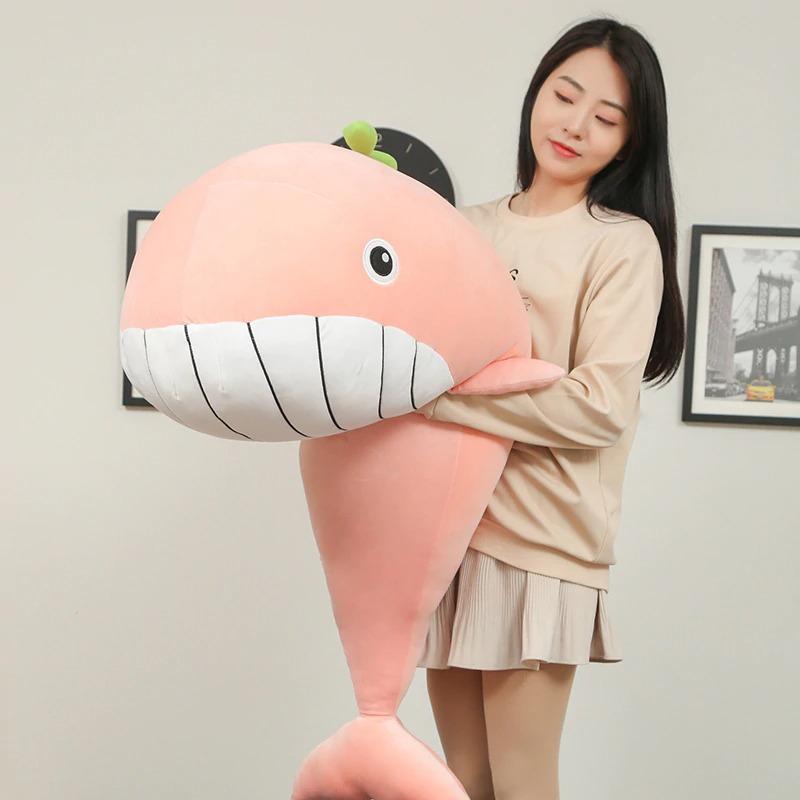 Giant Kawaii Whale soft Pillow Plush