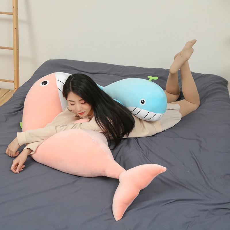 Giant Kawaii Whale soft Pillow Plush