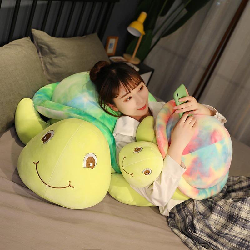 Kawaii Cute Colorful Turtle Plush