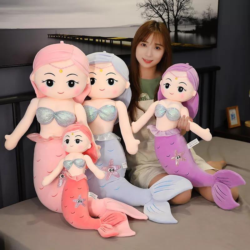 Stuffed Mermaid Princess Soft Doll Plush Toy