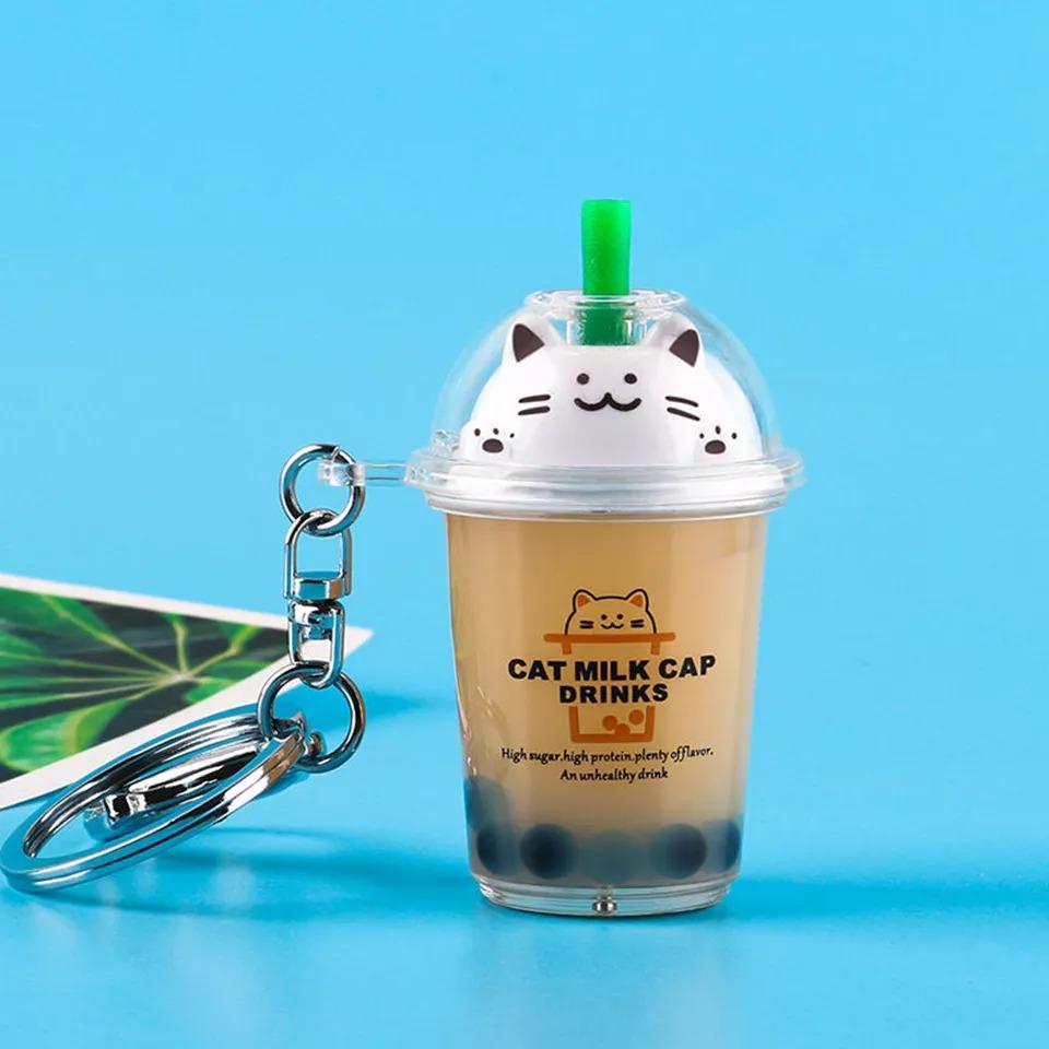 Cat Milk Keychain