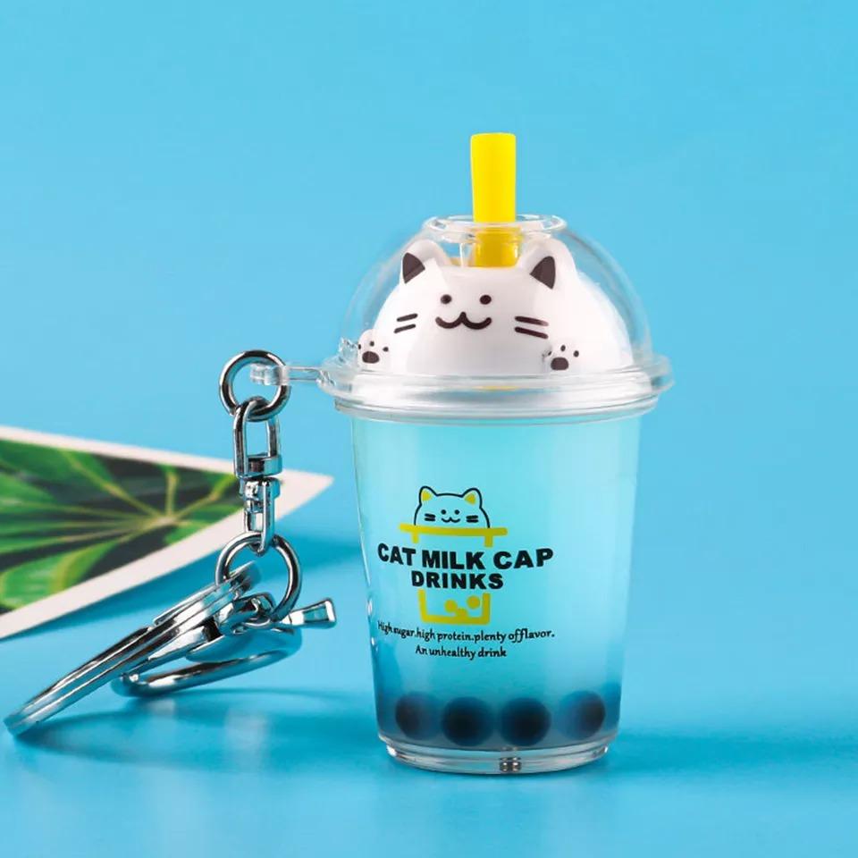 Cat Milk Keychain