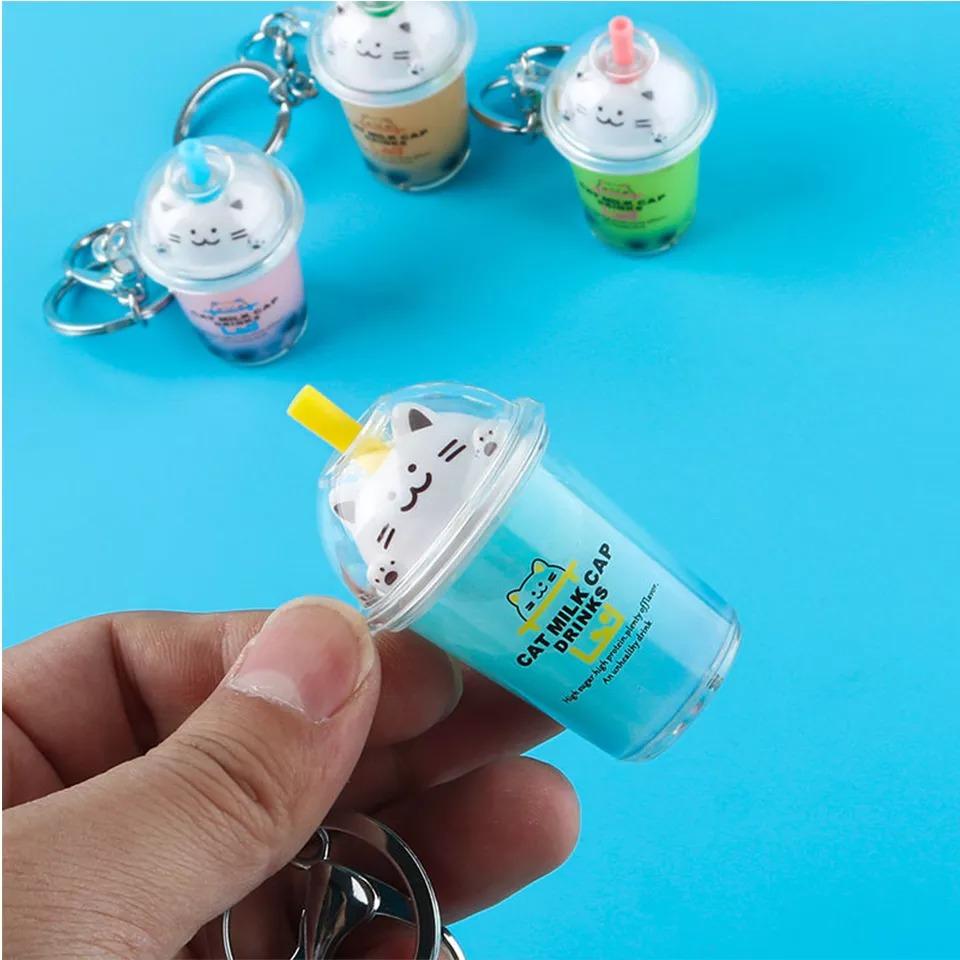 Cat Milk Keychain