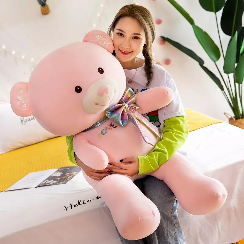 Cute Bow Teddy Bear Plush Toy