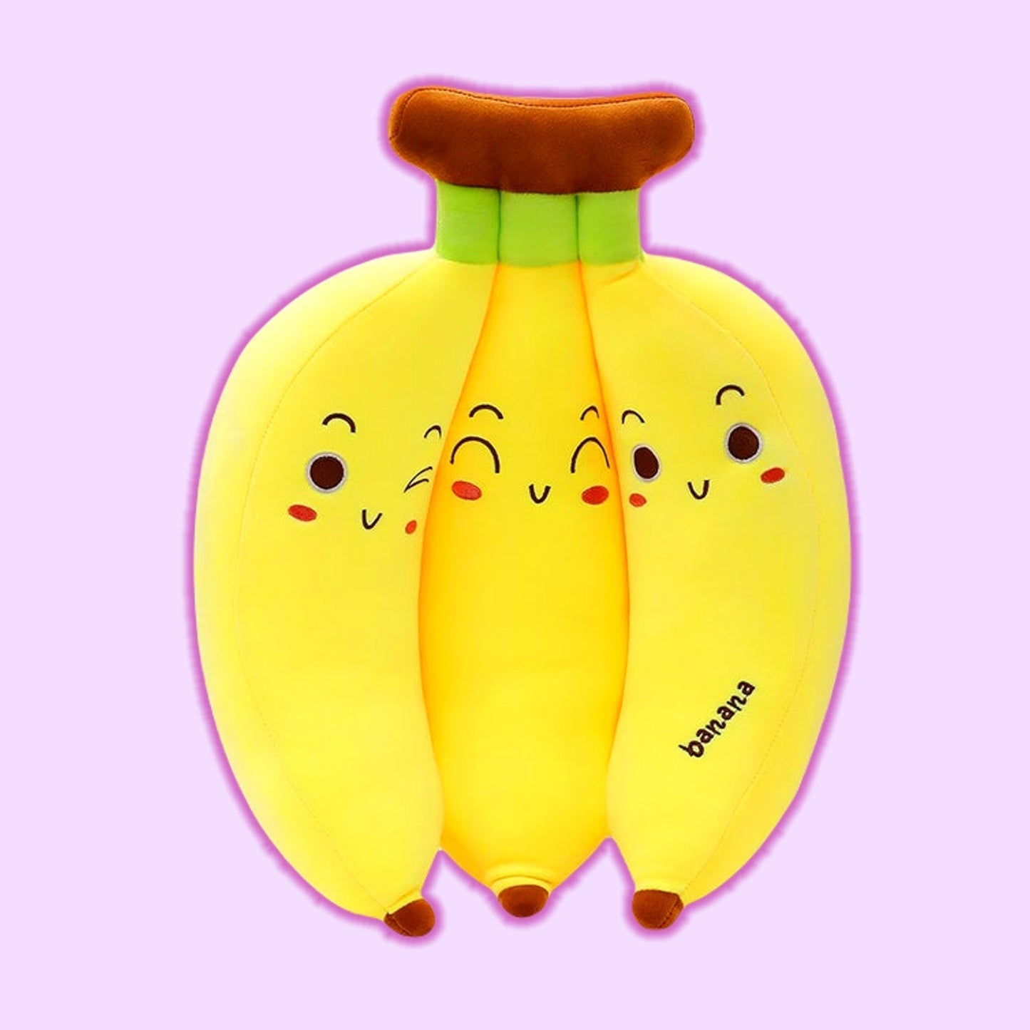 Banana Kawaii Stuffed Plush Pillow