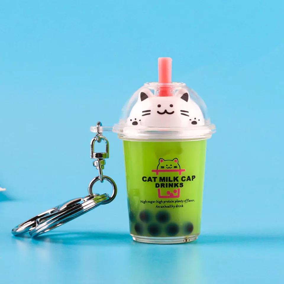 Cat Milk Keychain