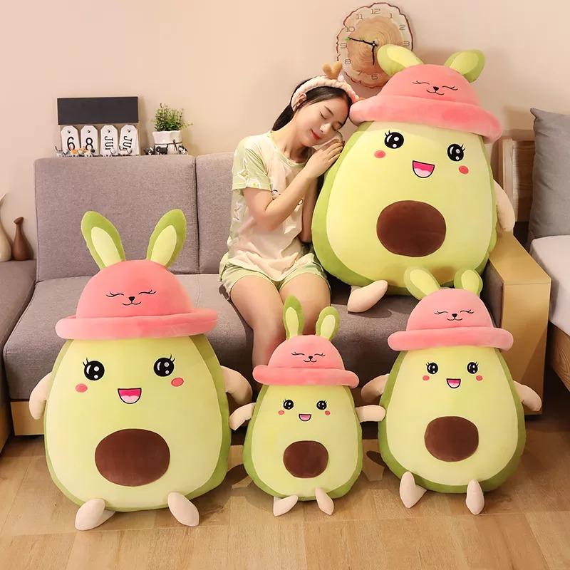 Kawaii Huggable Plush Avocado Toy