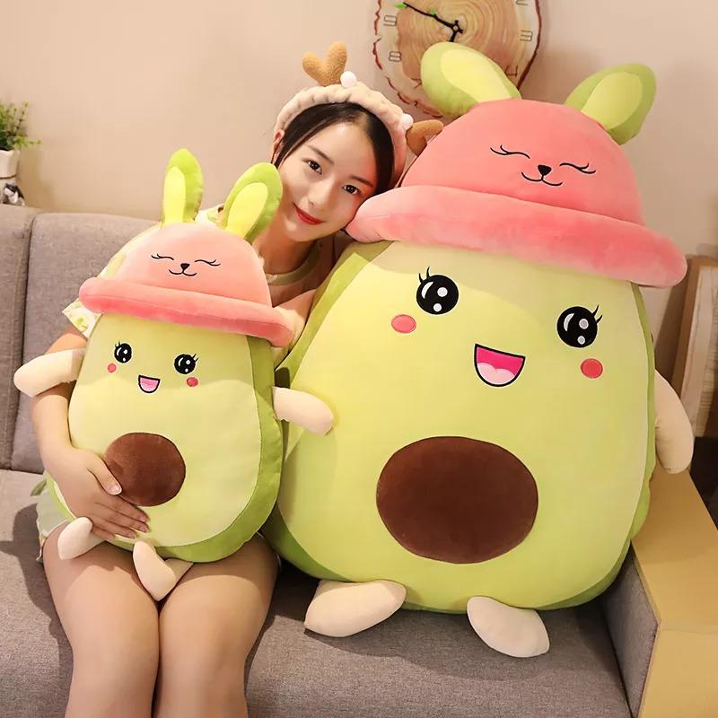 Kawaii Huggable Plush Avocado Toy