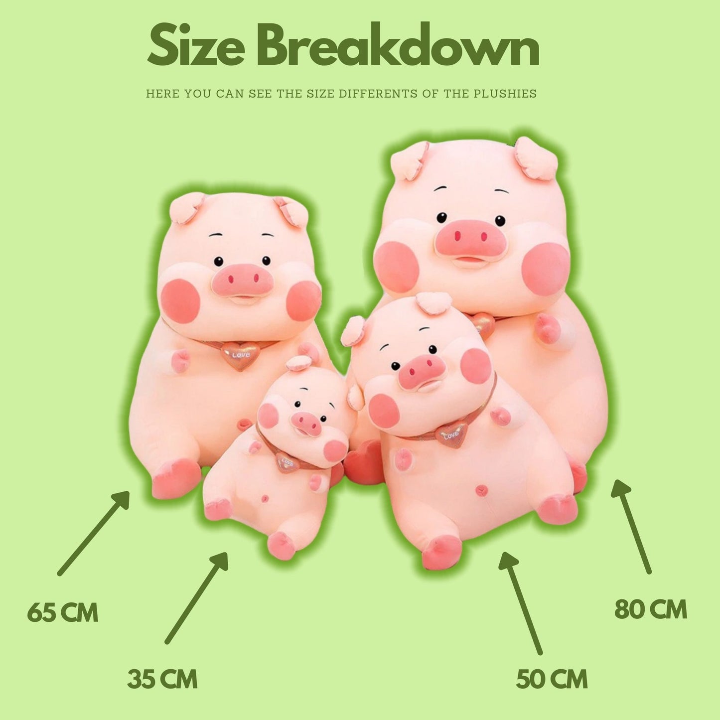 Giant Pig Pink Plush