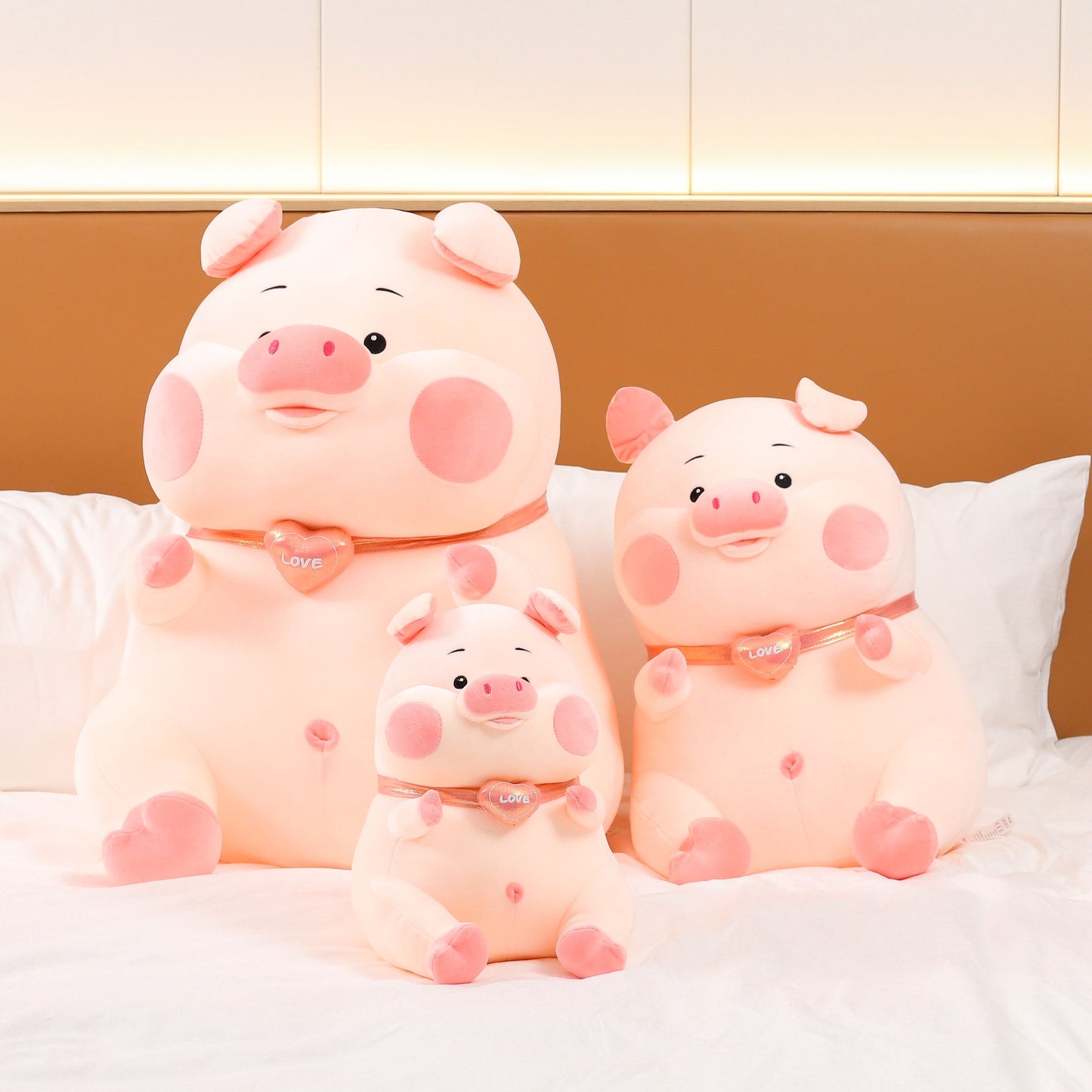 Giant Pig Pink Plush