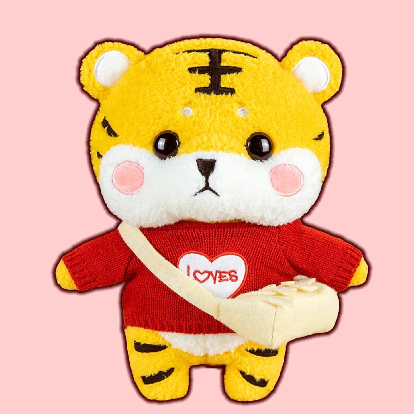 Kawaii Christmas Tiger Plush Toy