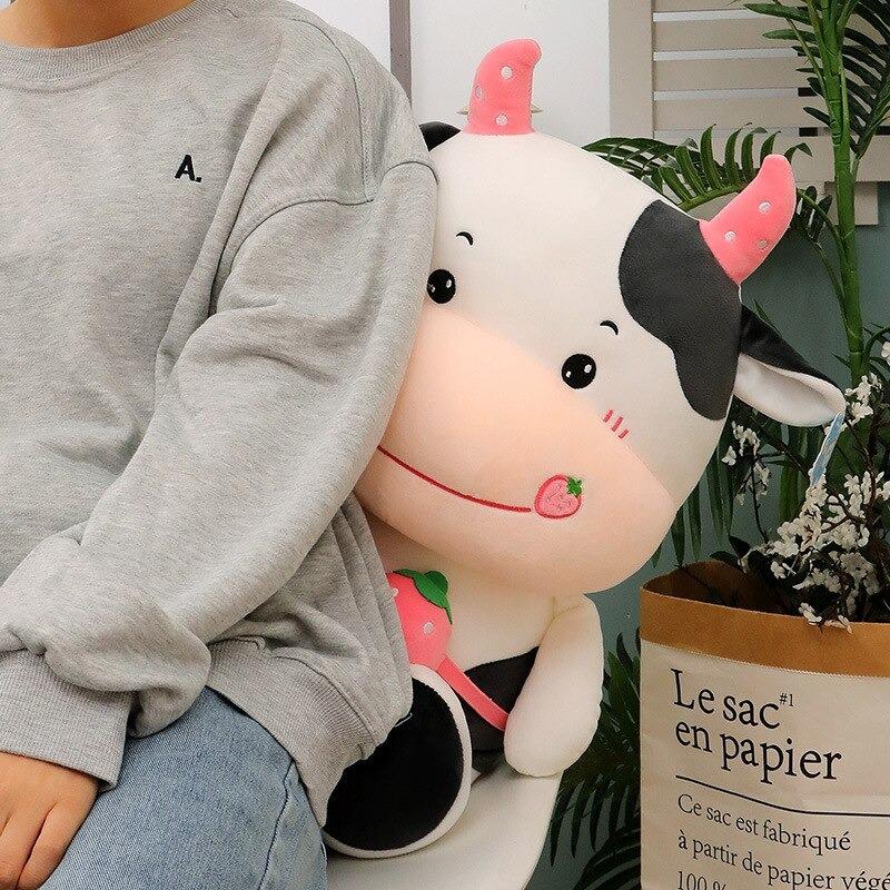 Kawaii Strawberry Cow stuffed animal