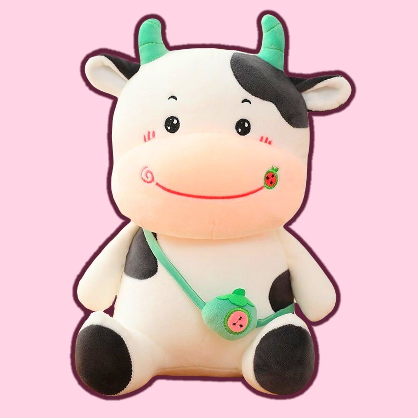 Kawaii Strawberry Cow stuffed animal