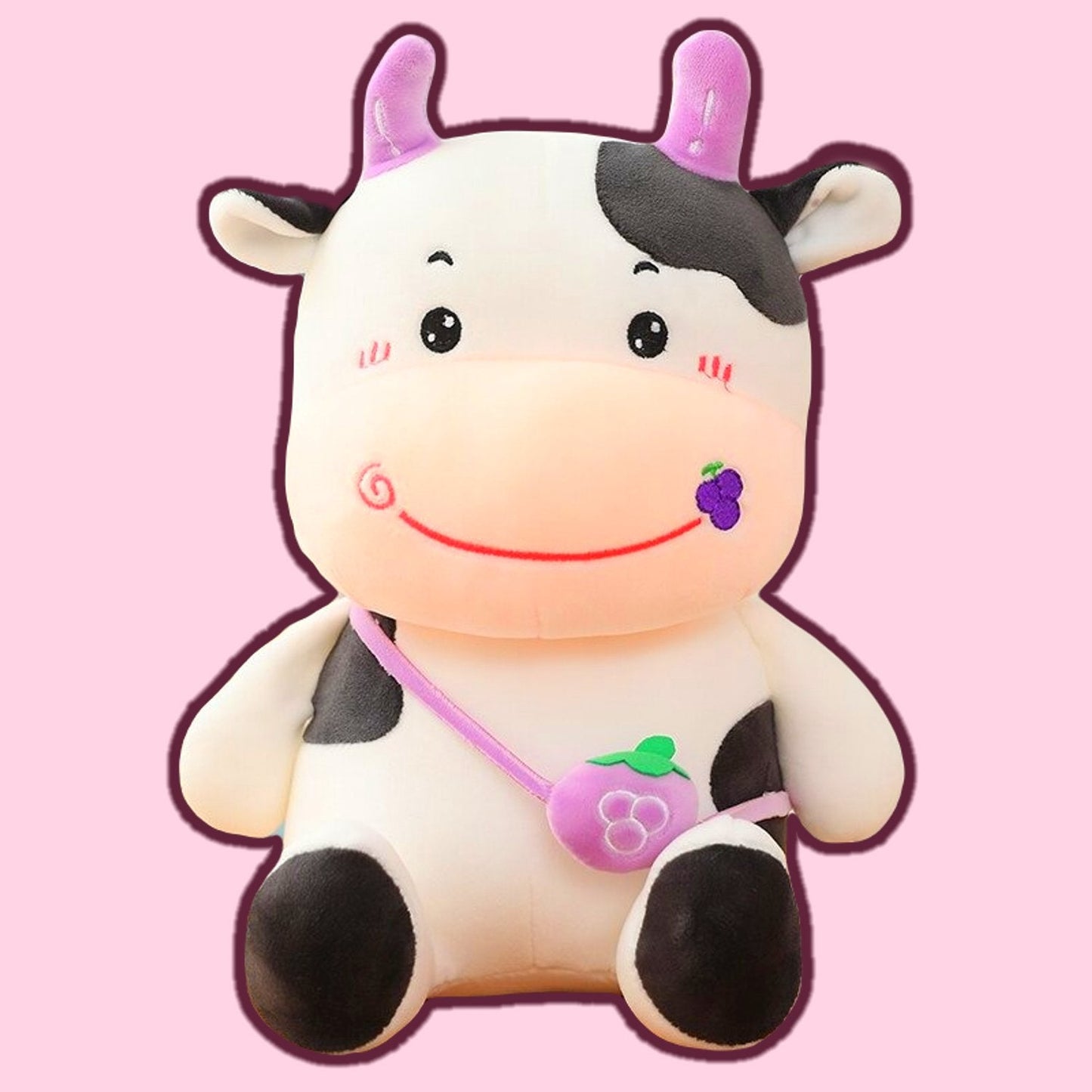 Kawaii Strawberry Cow stuffed animal