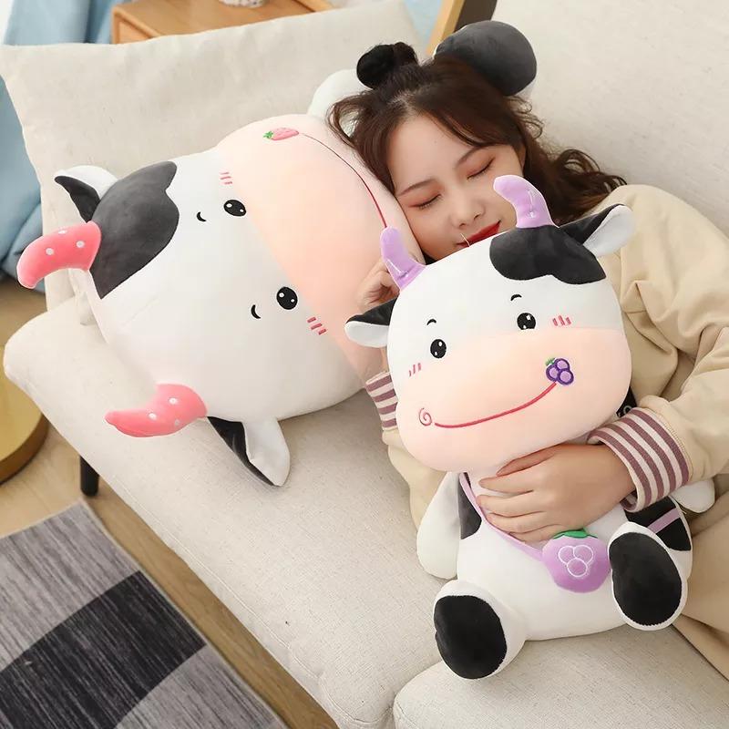 Kawaii Strawberry Cow stuffed animal