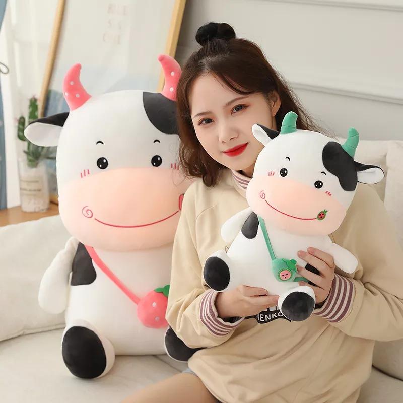 Kawaii Strawberry Cow stuffed animal