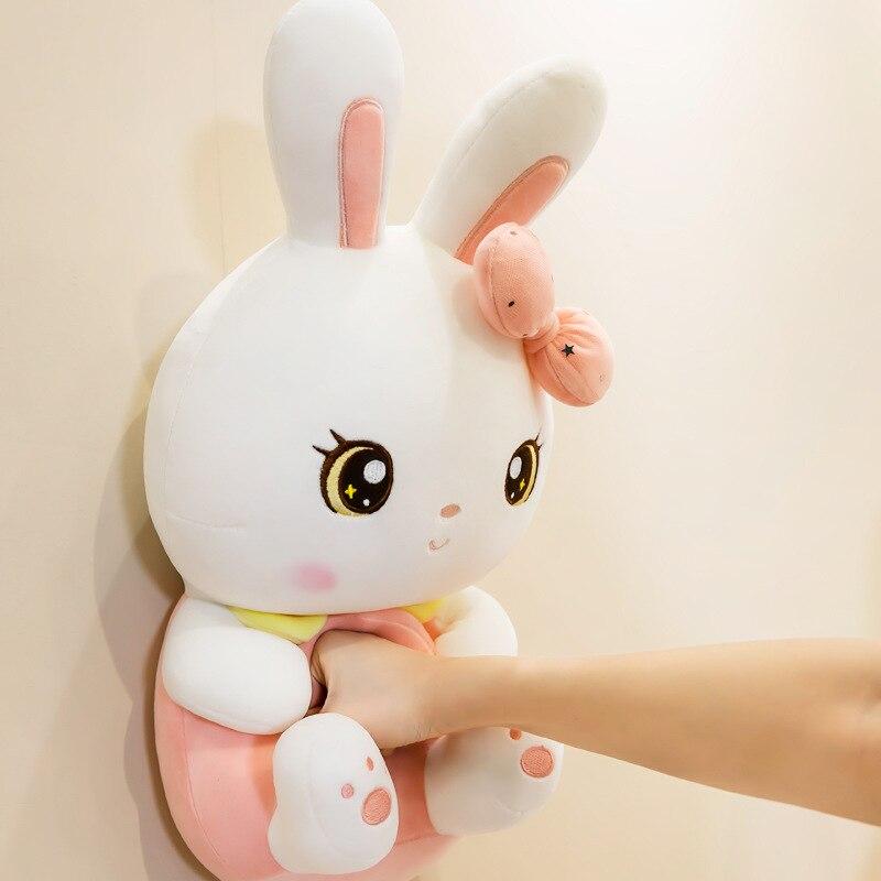 Peach Bunny Rabbit Plush Toy