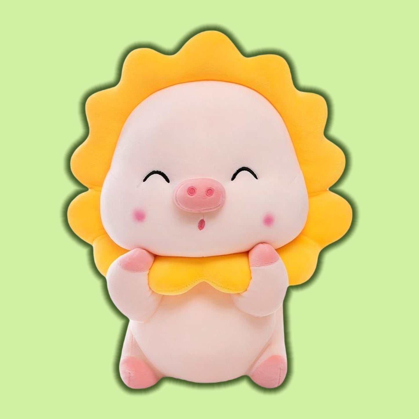 Pig with Sunflower Plush