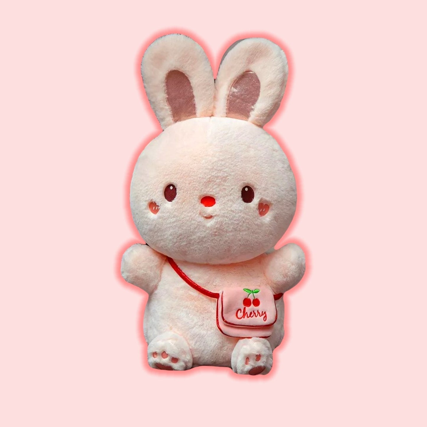 Lovely Rabbit with Cherry Plush