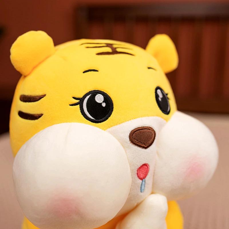 Tiger Hug baby bottle Plush Toy