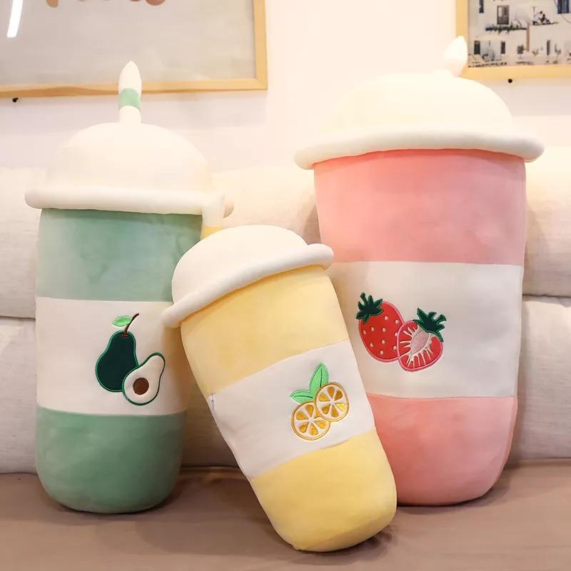 Fruit Milk Tea Cup Plush Toy