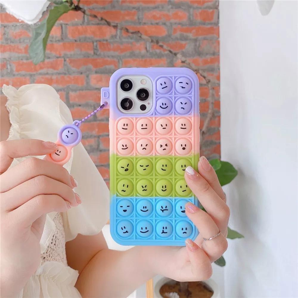 Emotions Bubble Pop it Case for iPhone