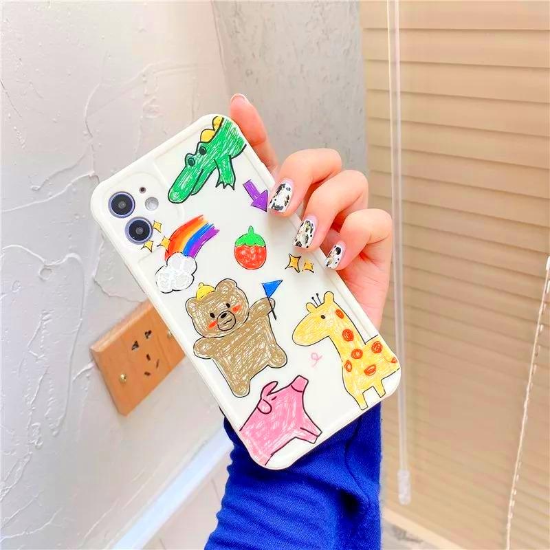 Kawaii Animals Phone Case for iPhone