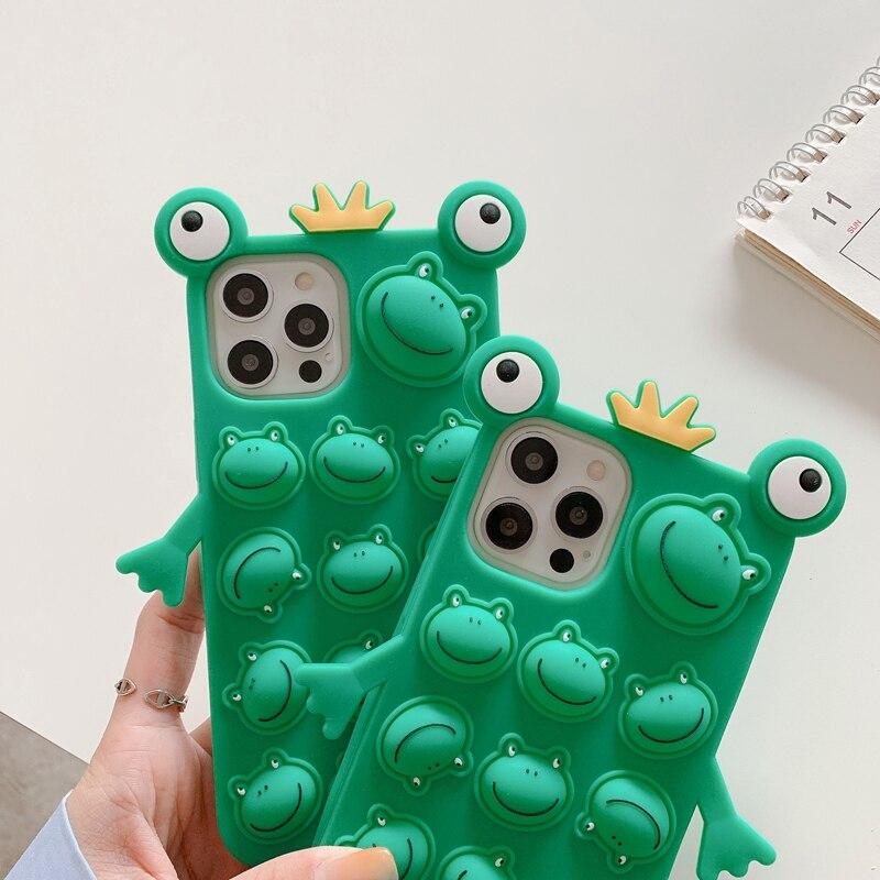 King Frog Pop it case for iPhone