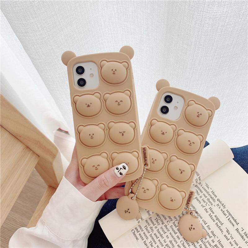 Reliever Stress Bear case for iPhone