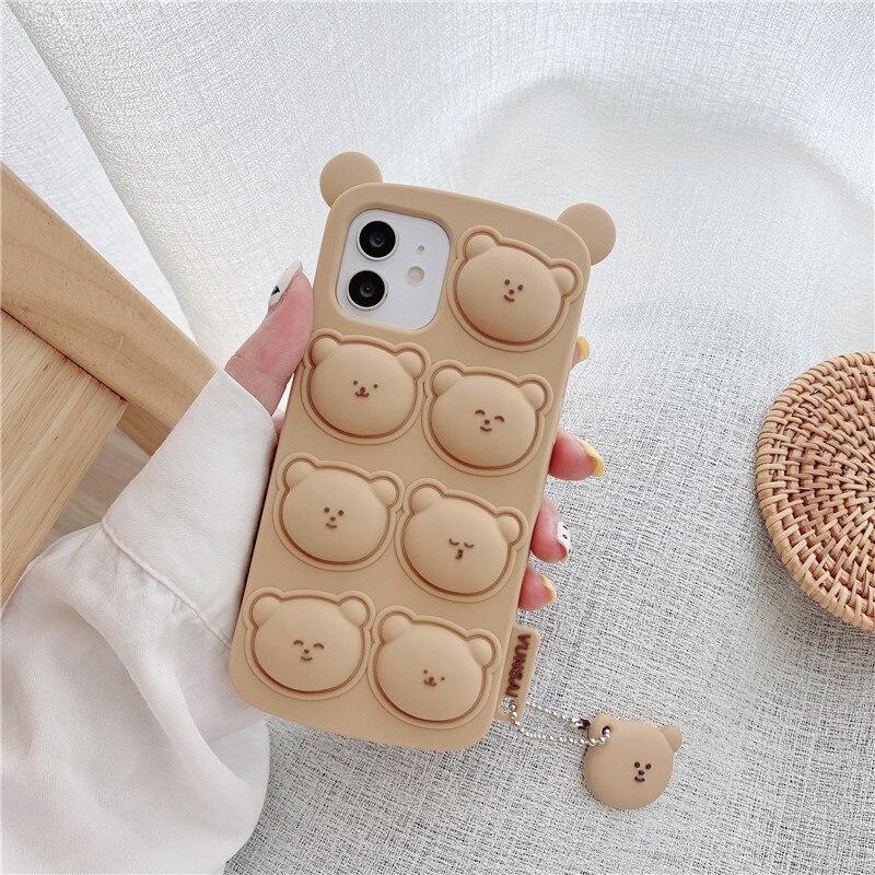 Reliever Stress Bear case for iPhone