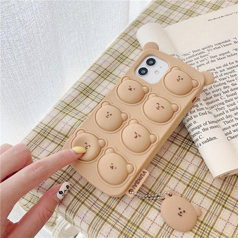 Reliever Stress Bear case for iPhone