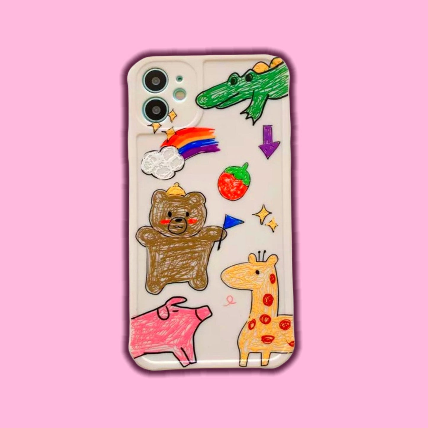 Kawaii Animals Phone Case for iPhone