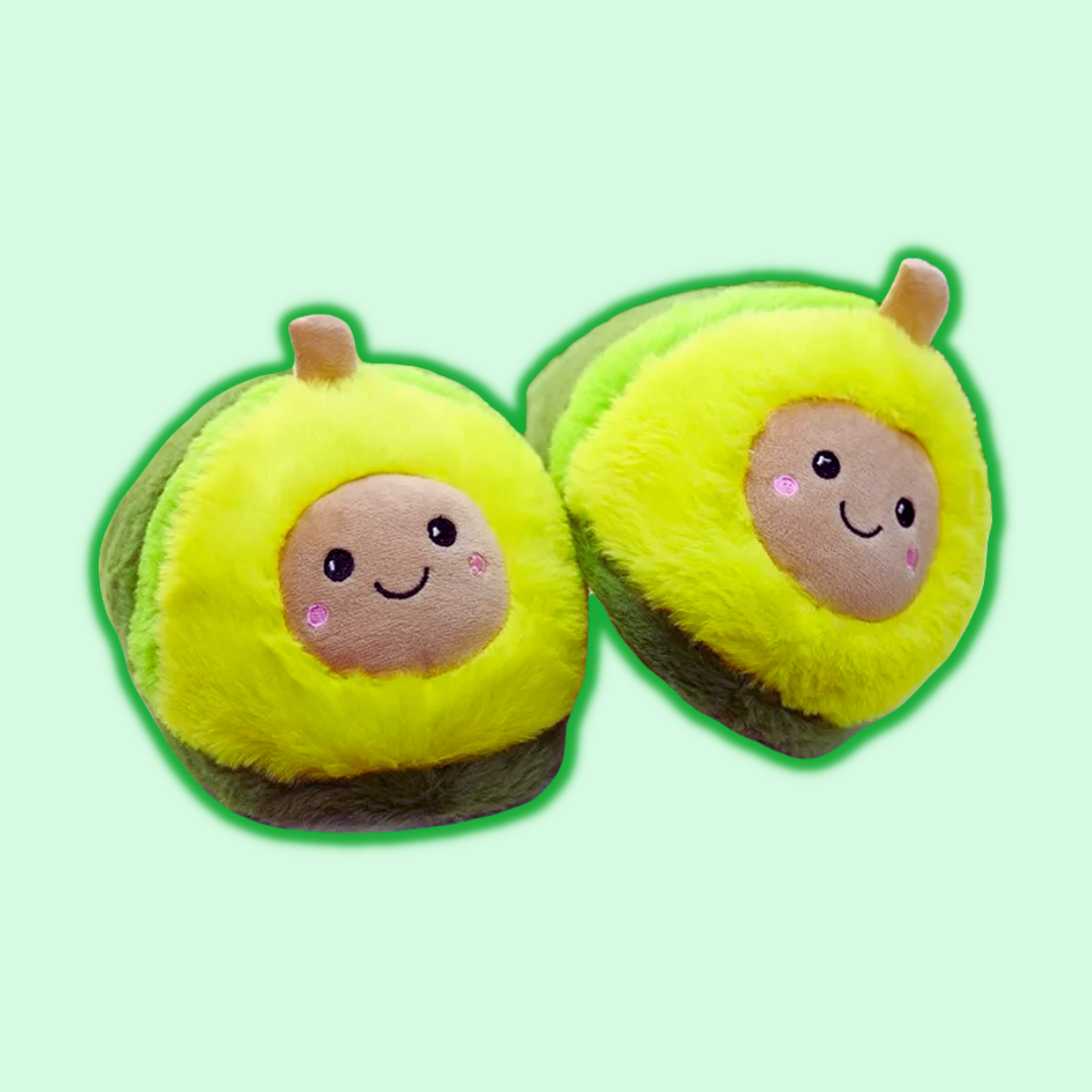 Kawaii Avocado Slippers